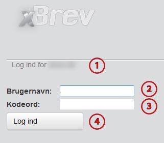 xBrev.dk - Log ind vejledning